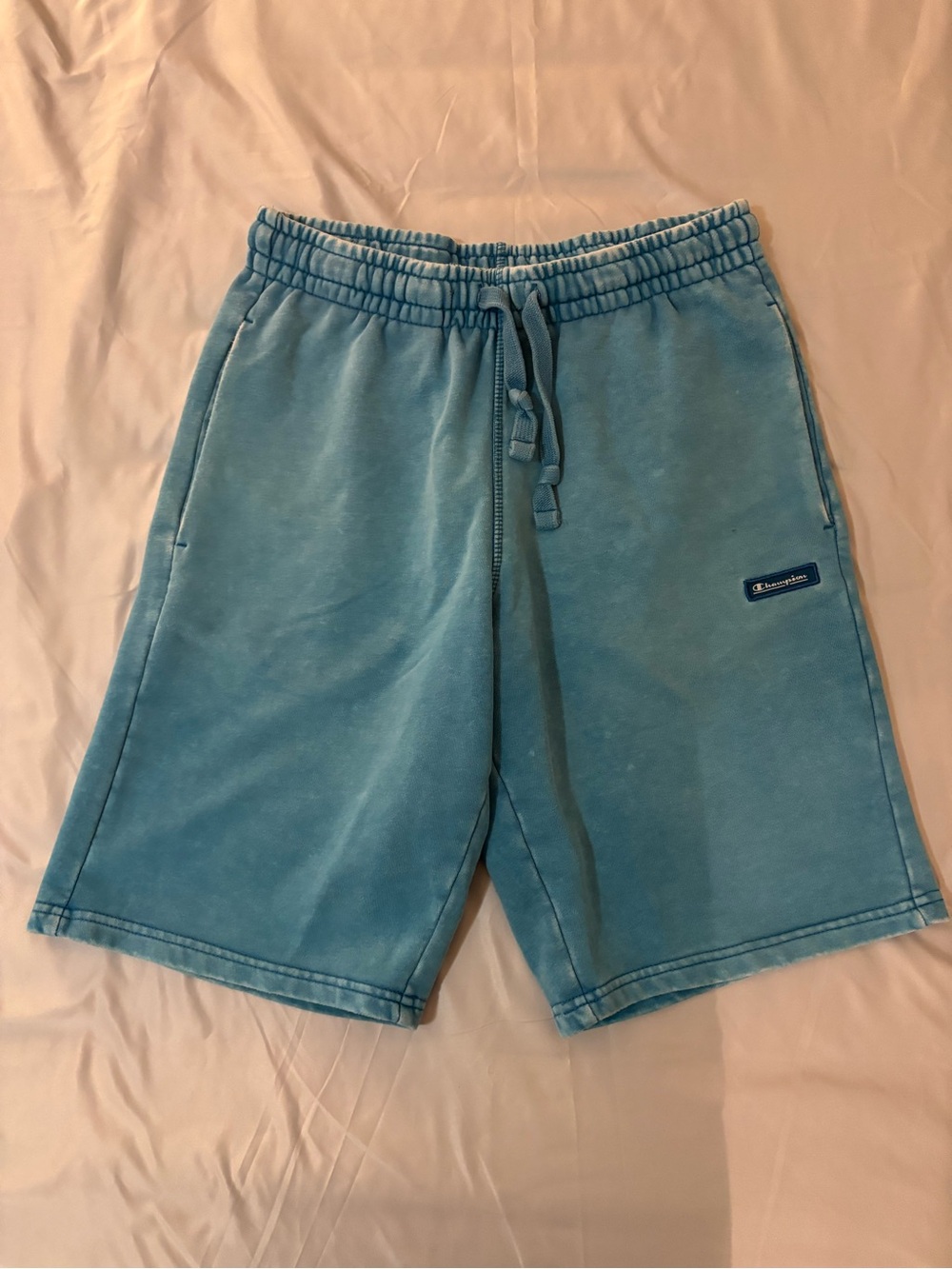 Champion Light Blue Elastic Waist Shorts